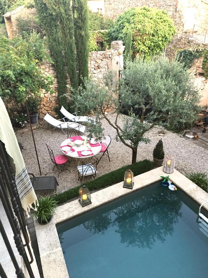 La Maison Blanche Uzès La Bastide-dʼEngras Extérieur photo